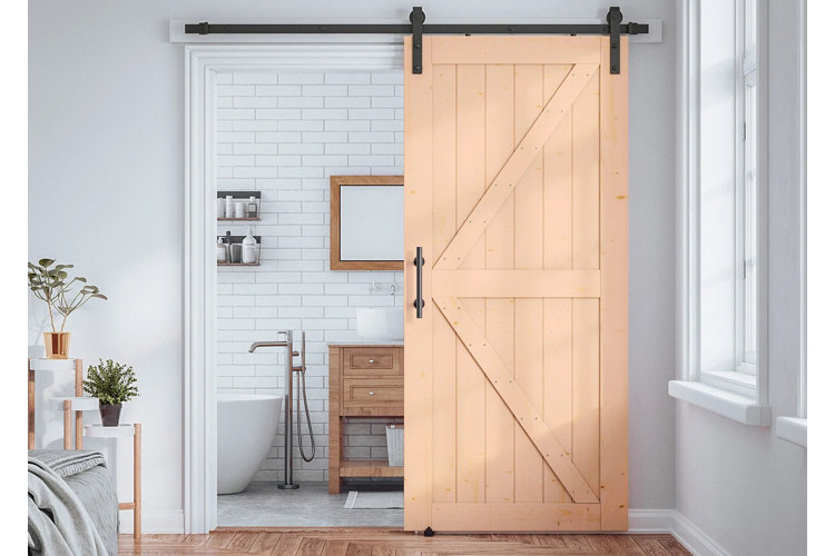 Pros & Cons: Barn Doors for the Bathroom? | Wayfair
